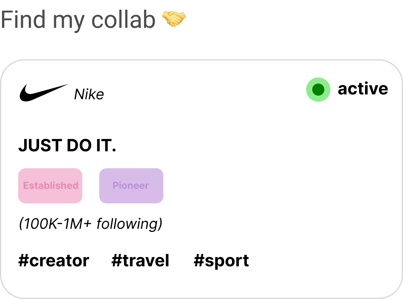 creatorsJet first section