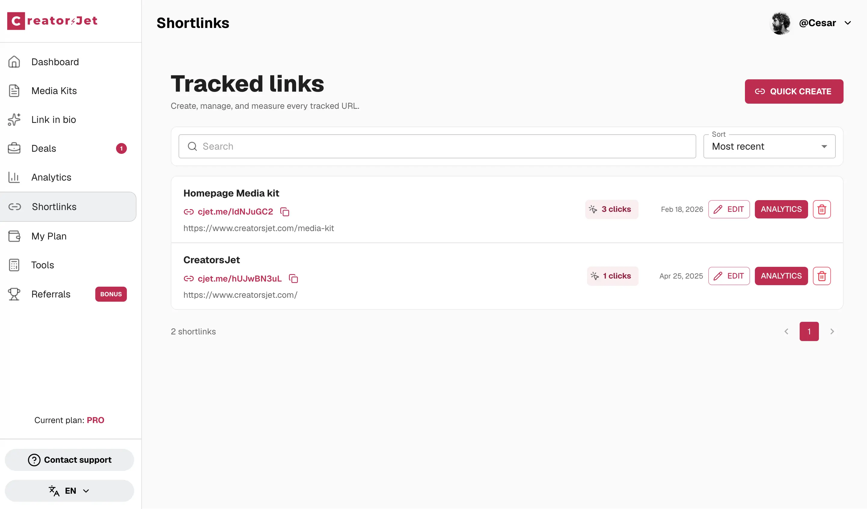 Hyperlink Tracking Trackable Links for Influencers with Real-Time Analytics